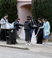 street clean up by HASF students